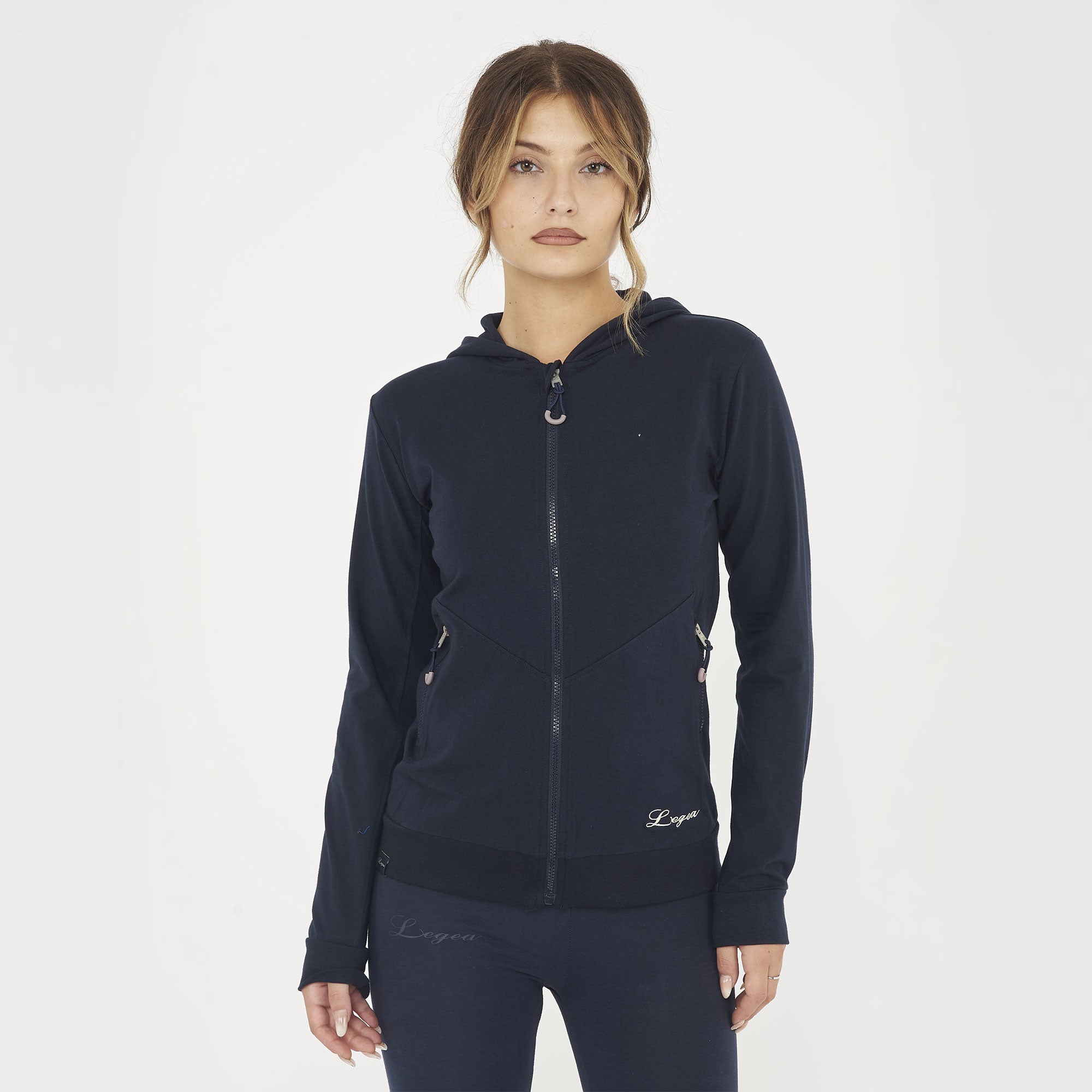 felpa da training cotone elasticizzato