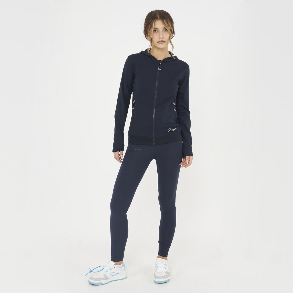 felpa da training cotone elasticizzato