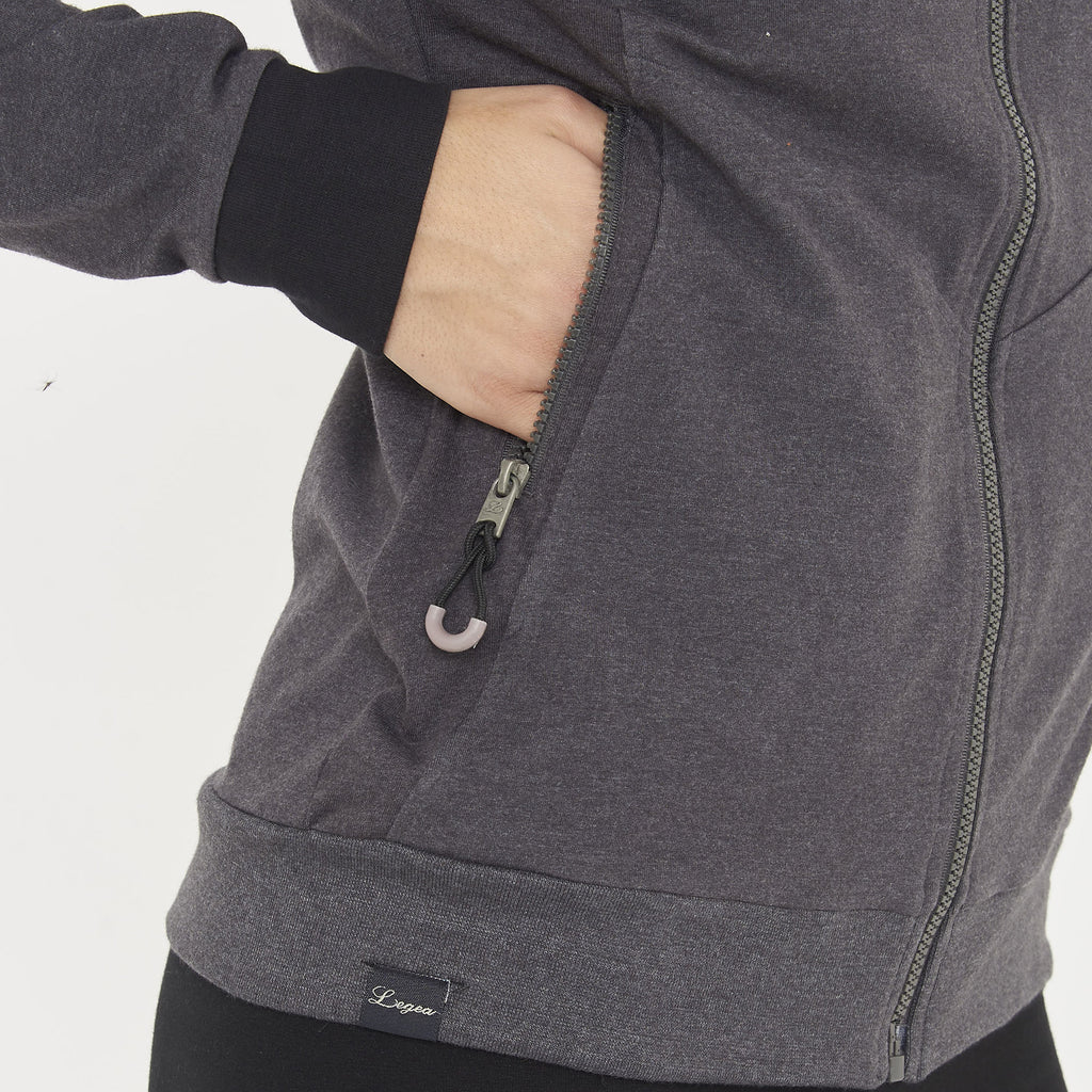 lichte-hoodie-met-rits-en-capuchon-layca