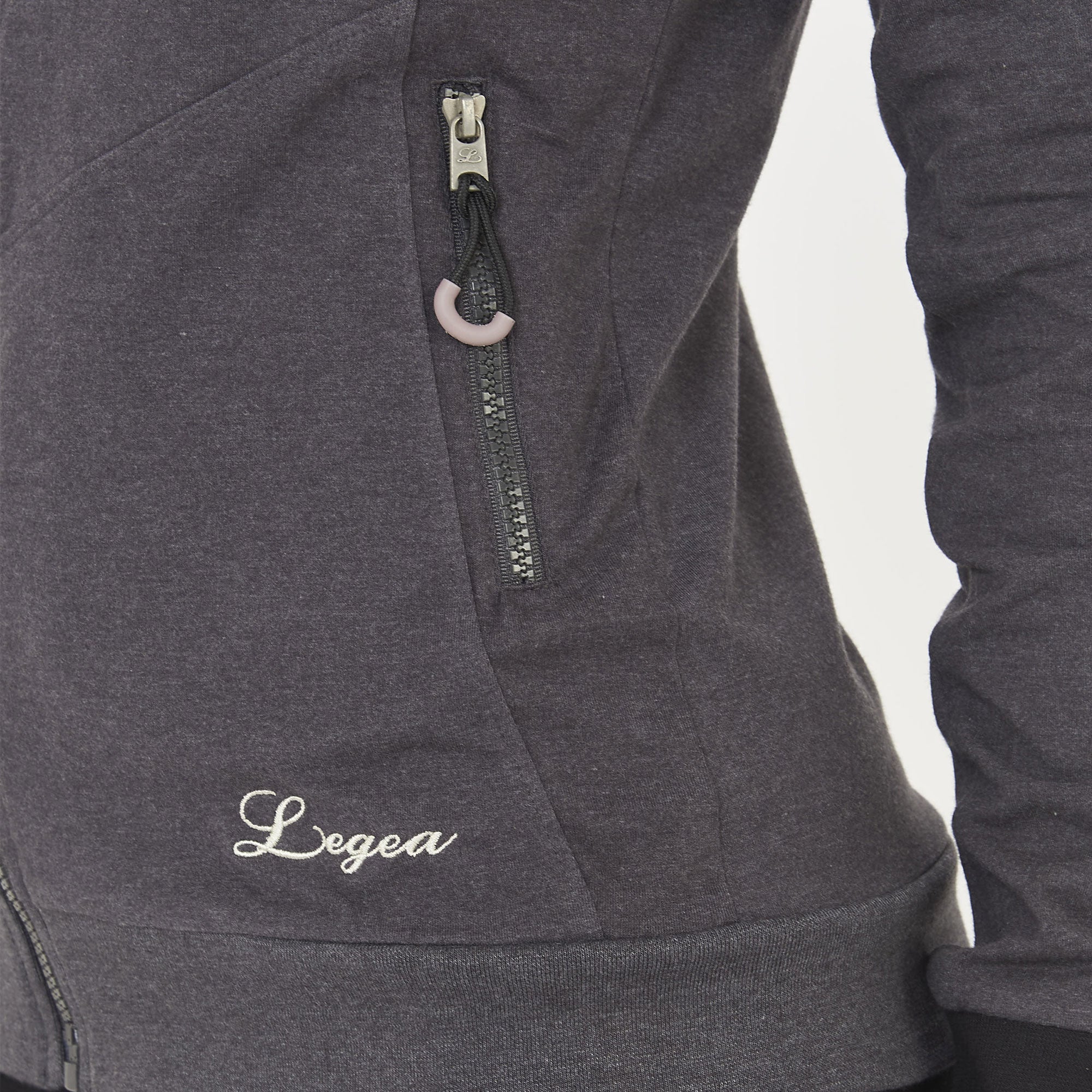 lichte-hoodie-met-rits-en-capuchon-layca
