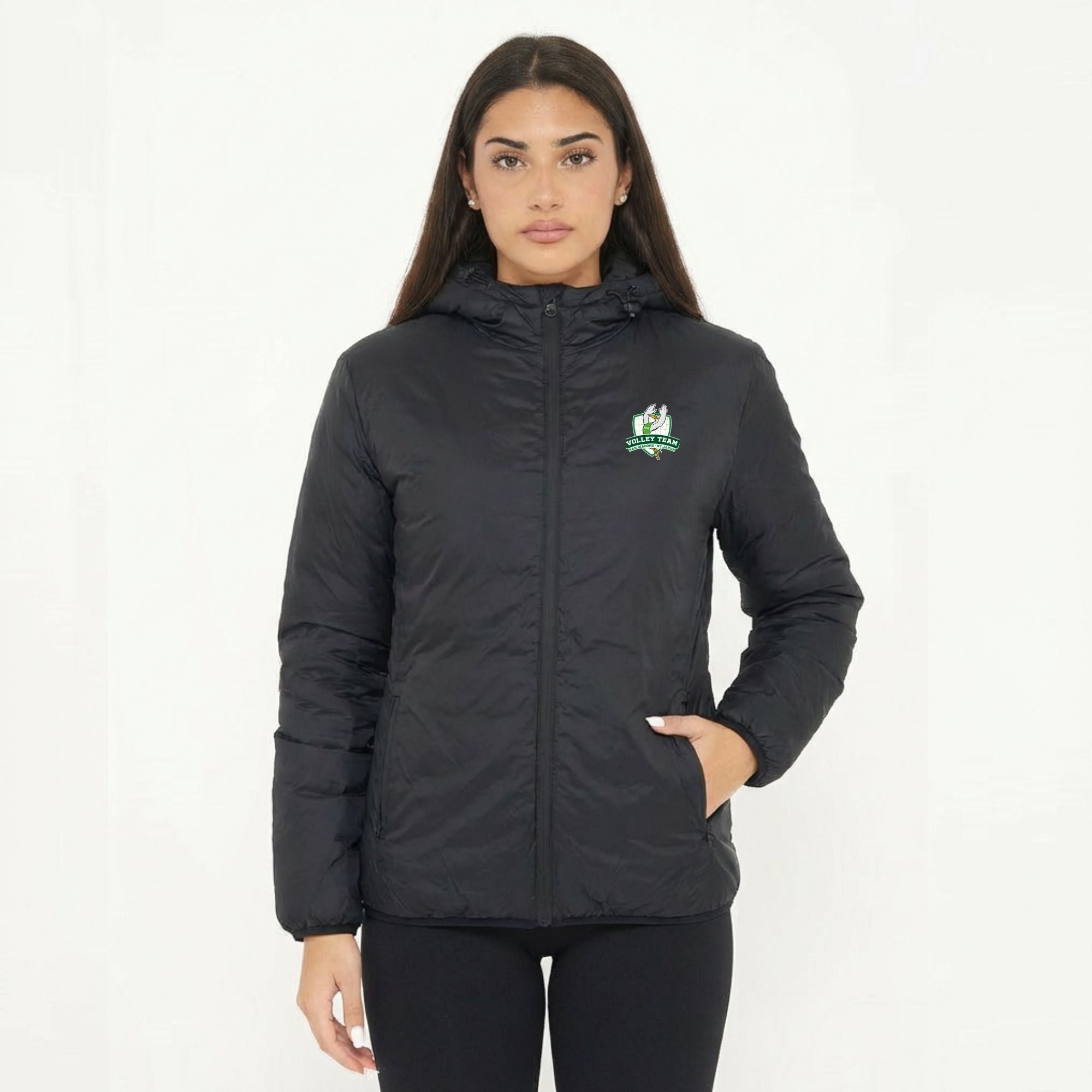 Chaqueta de invierno acolchada con capucha - Volley Team San Giacomo