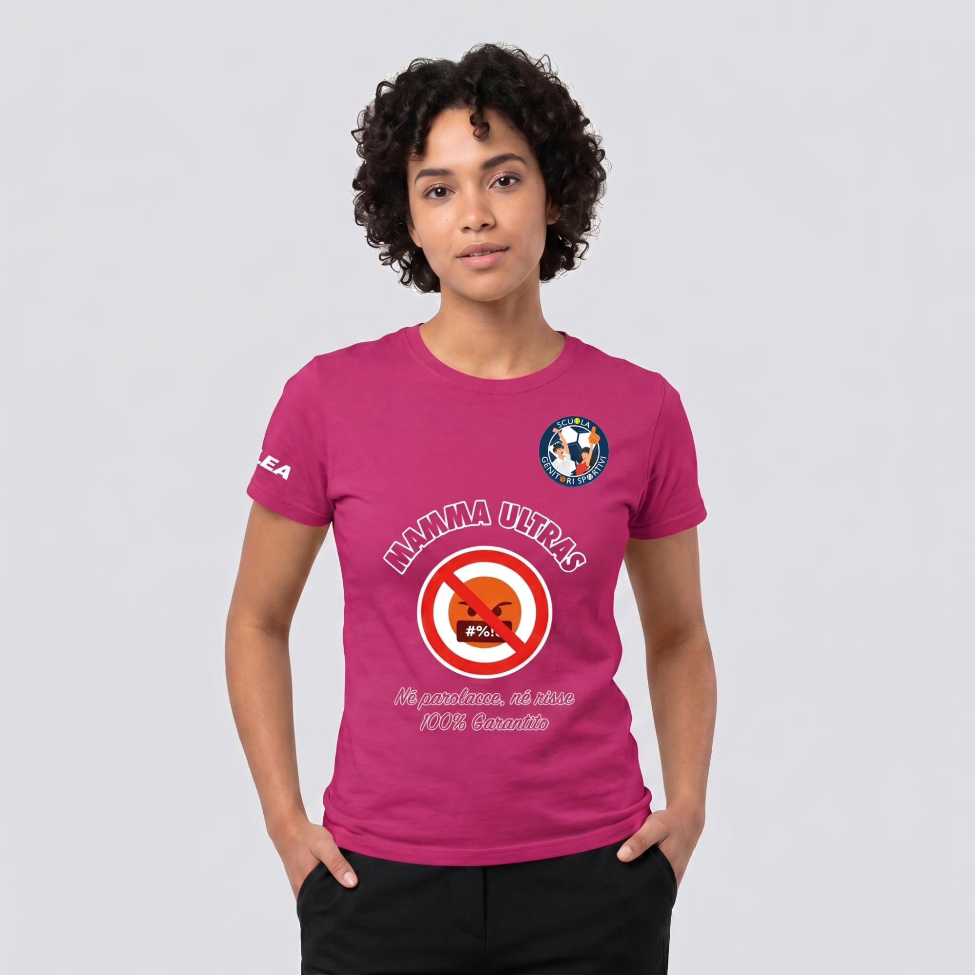 T-shirt Mamma Ultras "No parolaccie" - Super Genitori Sportivi