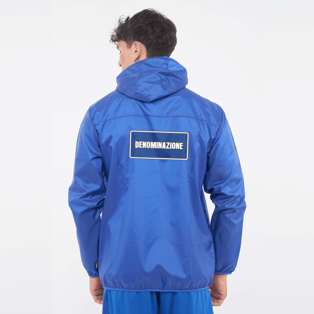 Giacca antipioggia azzurra - Fitav