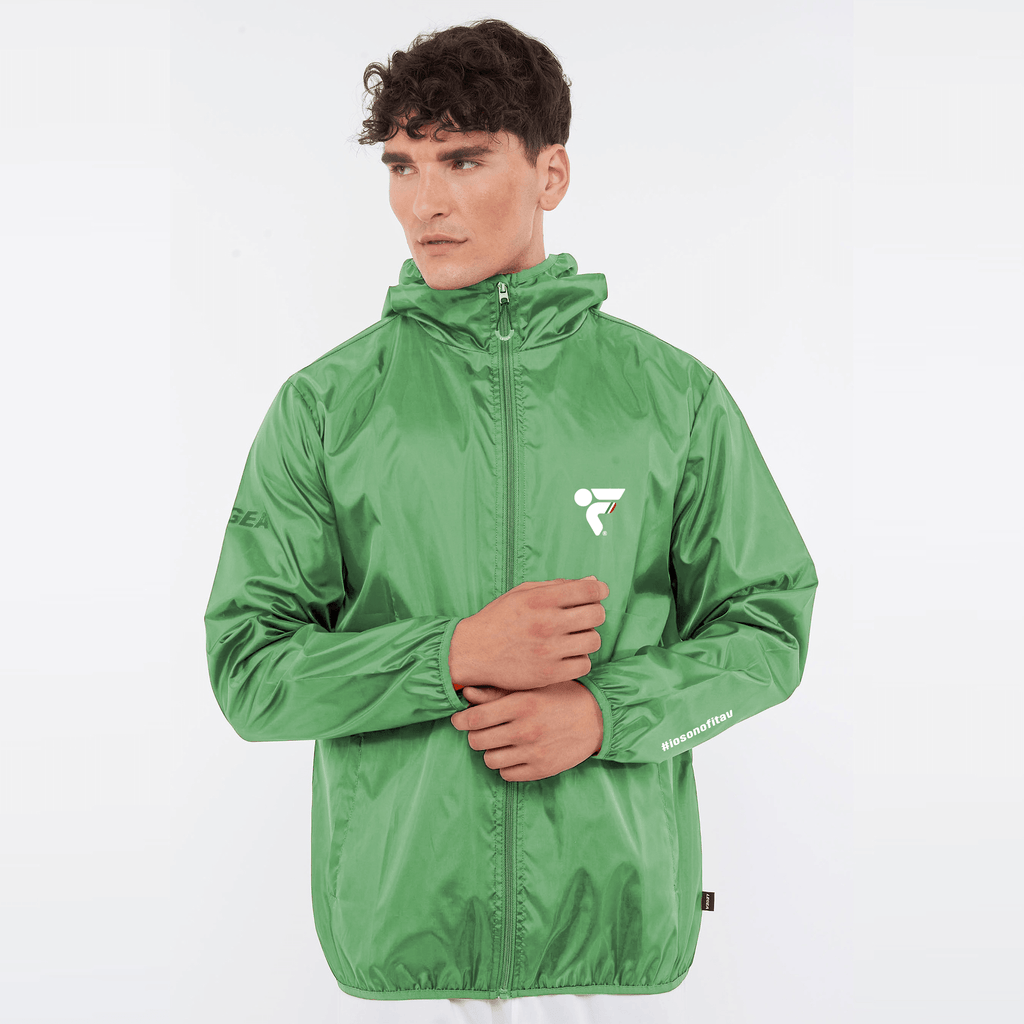 Giacca antipioggia verde - Fitav