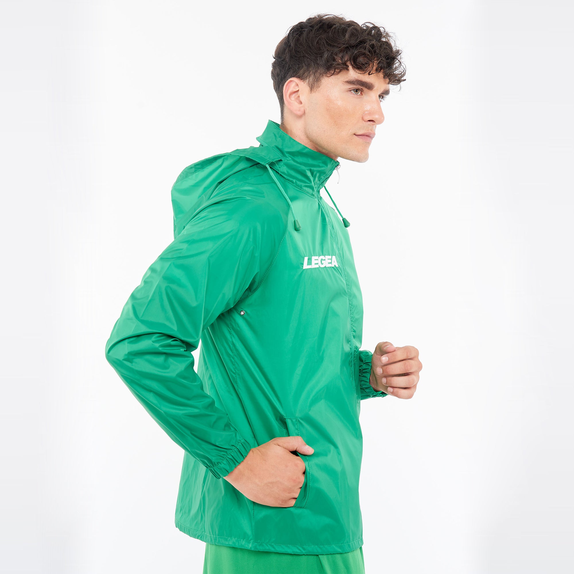 Rain jacket running Italy