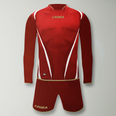 Maglia calcio a maniche lunghe in poliestere