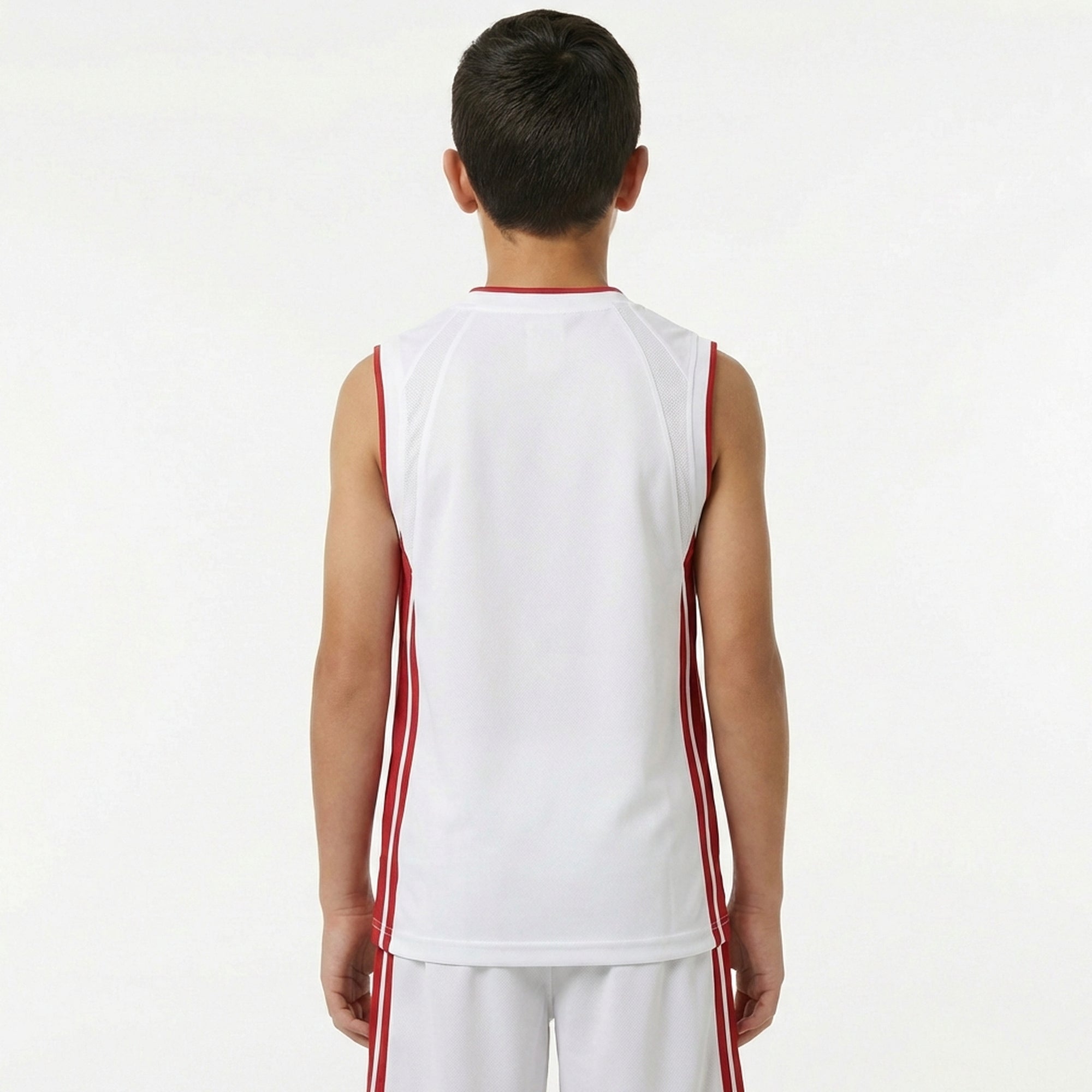 Basketkit Chicago wit rood - kinderen