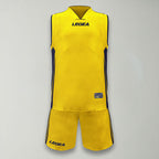 Basketbalový kit Chicago žlutý modrý - děti
