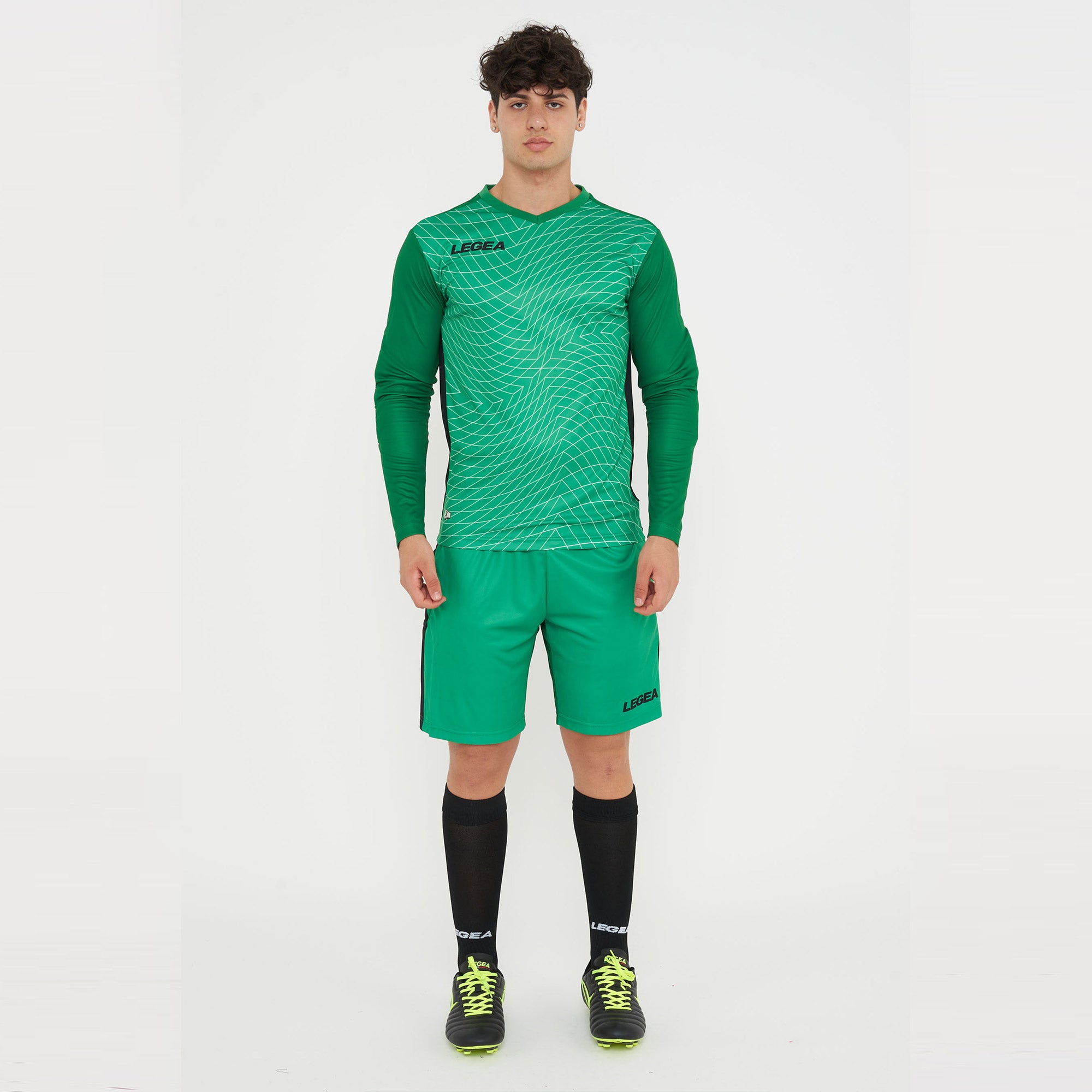 Equipación de entrenamiento del portero de fútbol del Villamarín