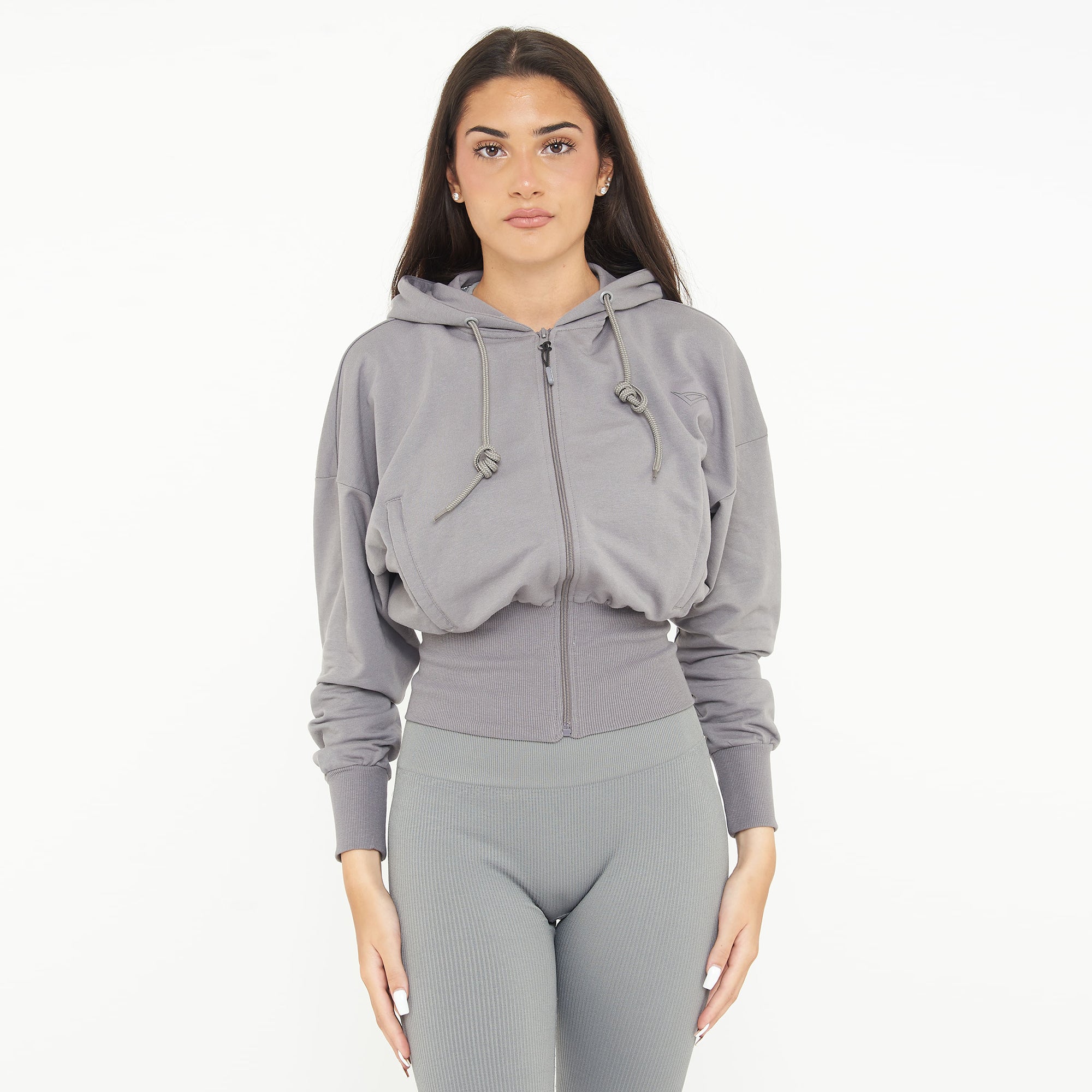 Chaqueta con capucha Trixy para correr y gimnasio