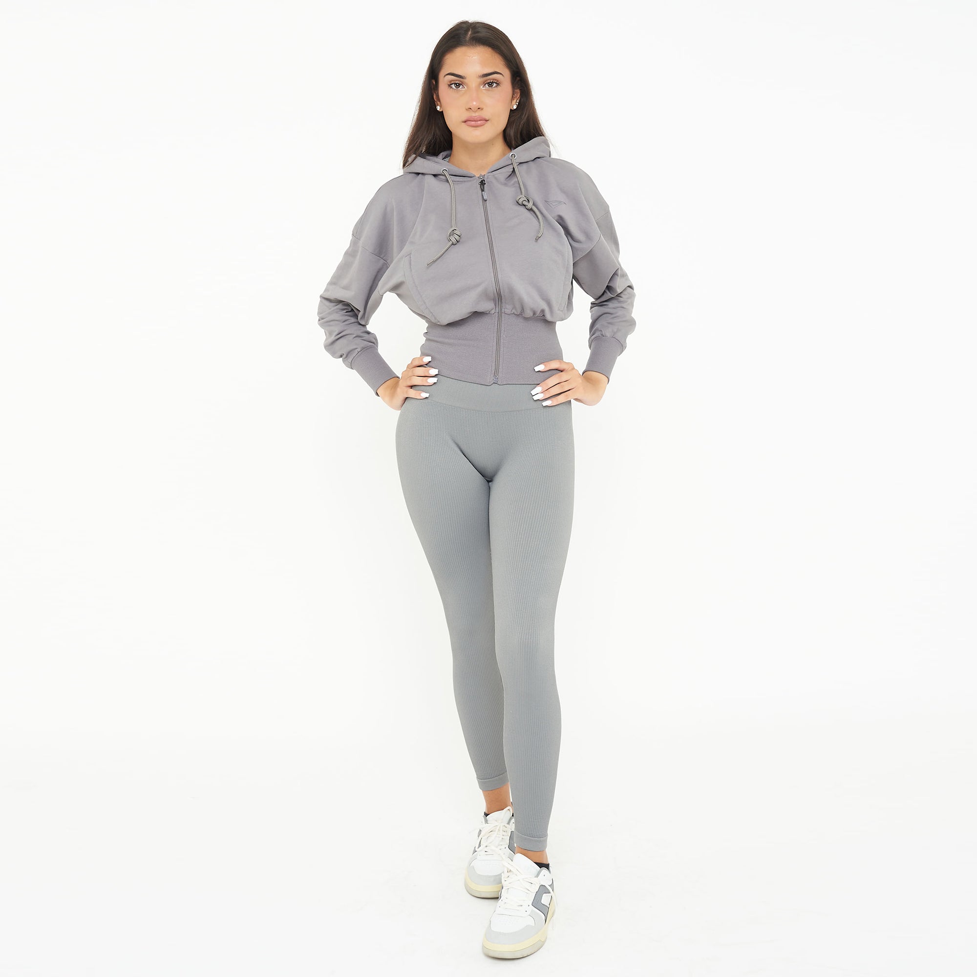 Chaqueta con capucha Trixy para correr y gimnasio