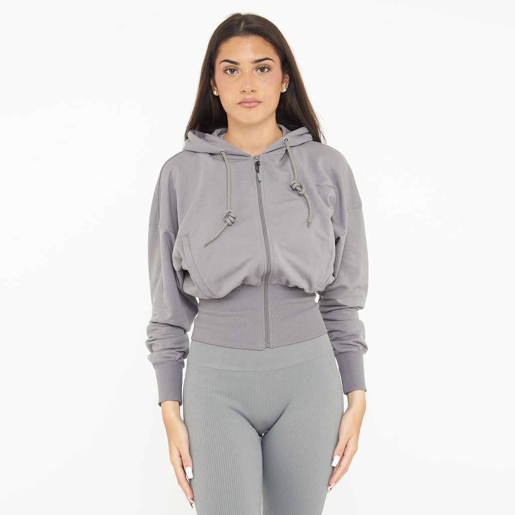 Chaqueta con capucha Trixy para correr y gimnasio