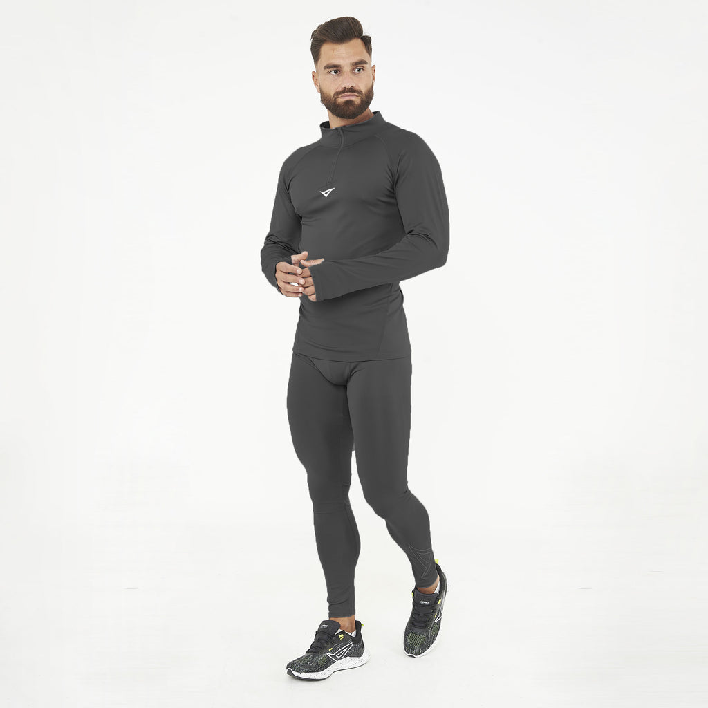 Træningsundertrøje med halv lynlås Ironboy Turbo