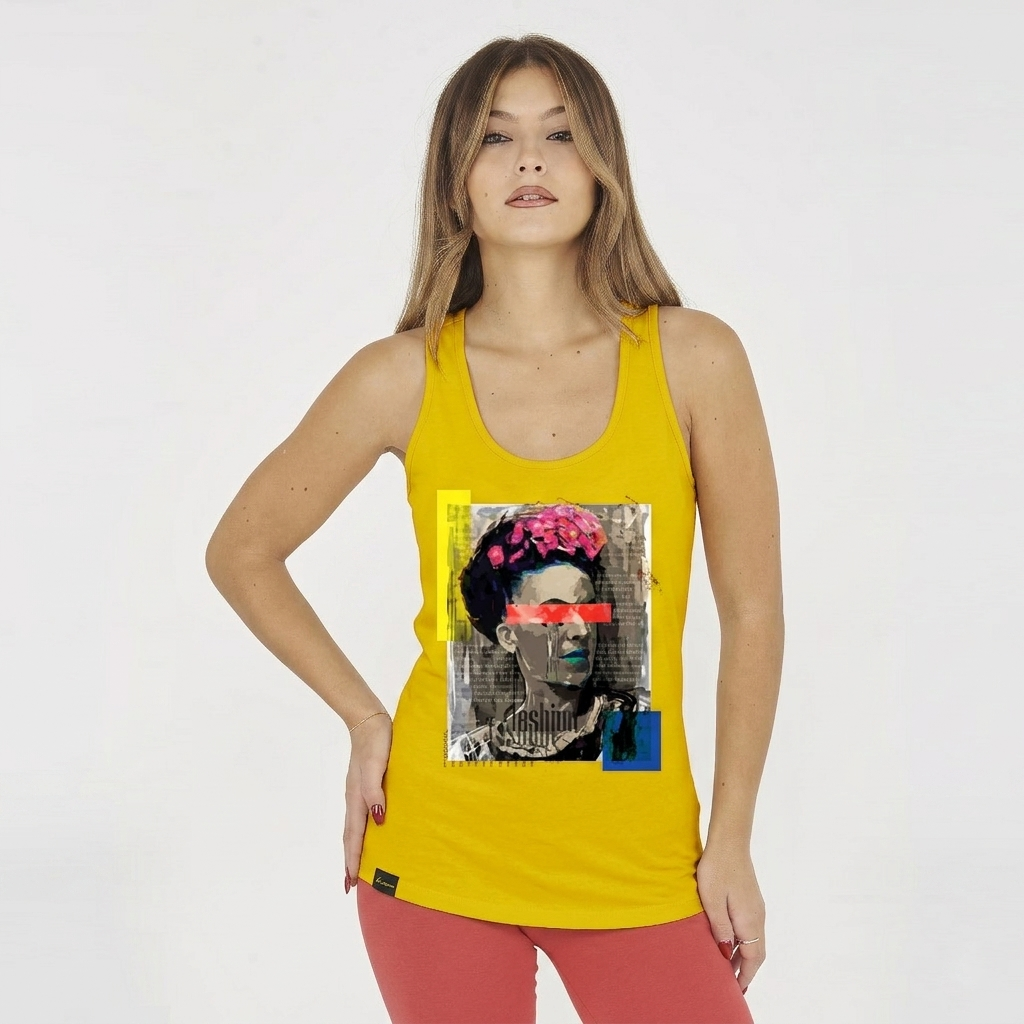 Camiseta deportiva con gráfico frontal Magda