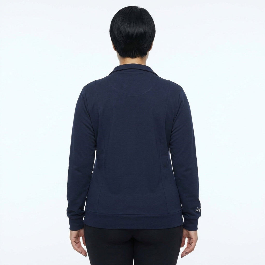 Felpa con zip e cappuccio Adara - oversize
