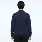 Felpa con zip e cappuccio Adara - oversize