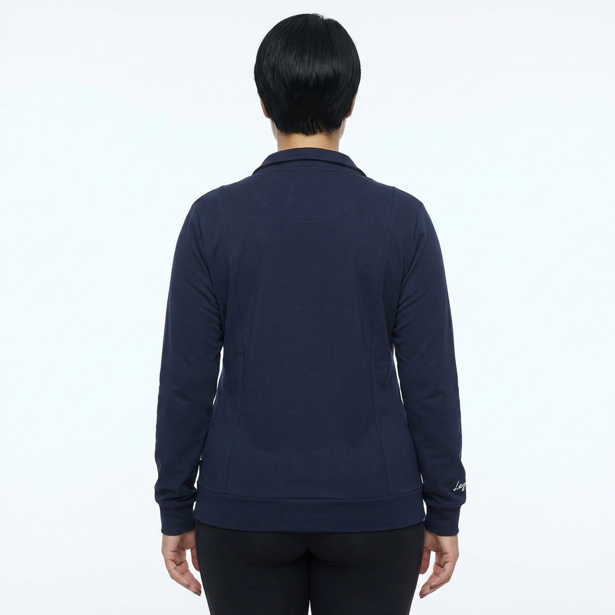 Felpa con zip e cappuccio Adara - oversize