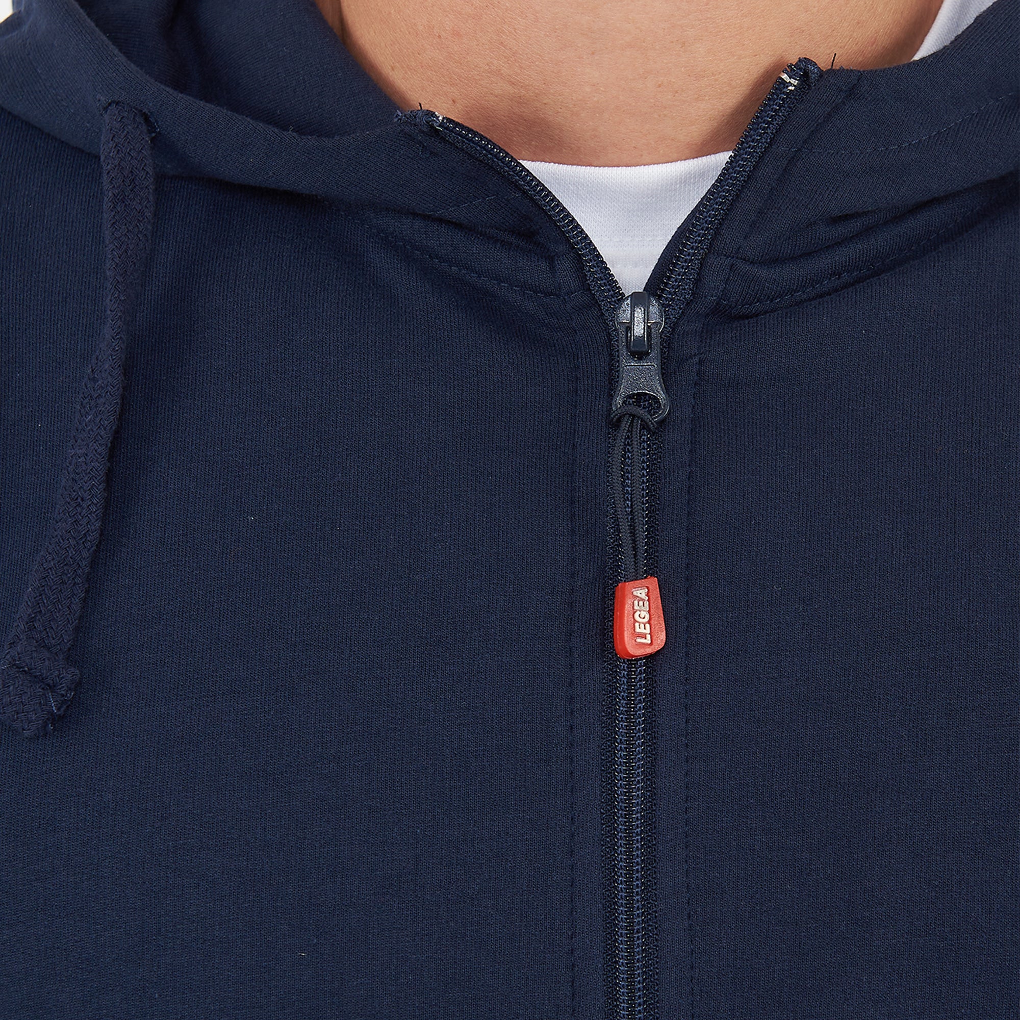 Giacca con cappuccio e zip Bulino