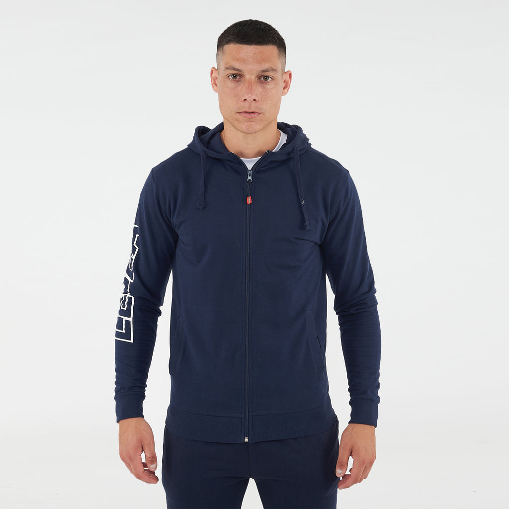 Giacca con cappuccio e zip Bulino