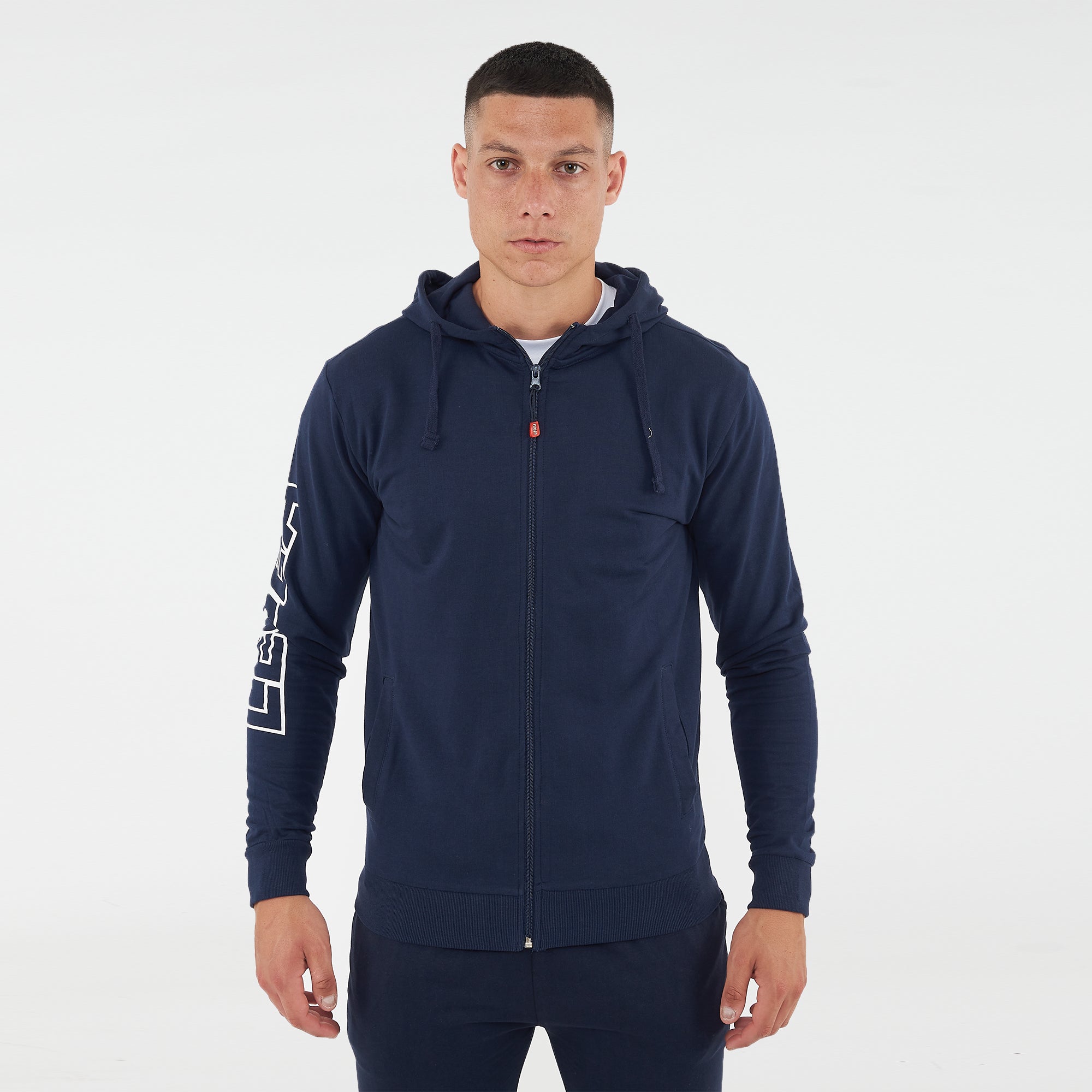 Giacca con cappuccio e zip Bulino