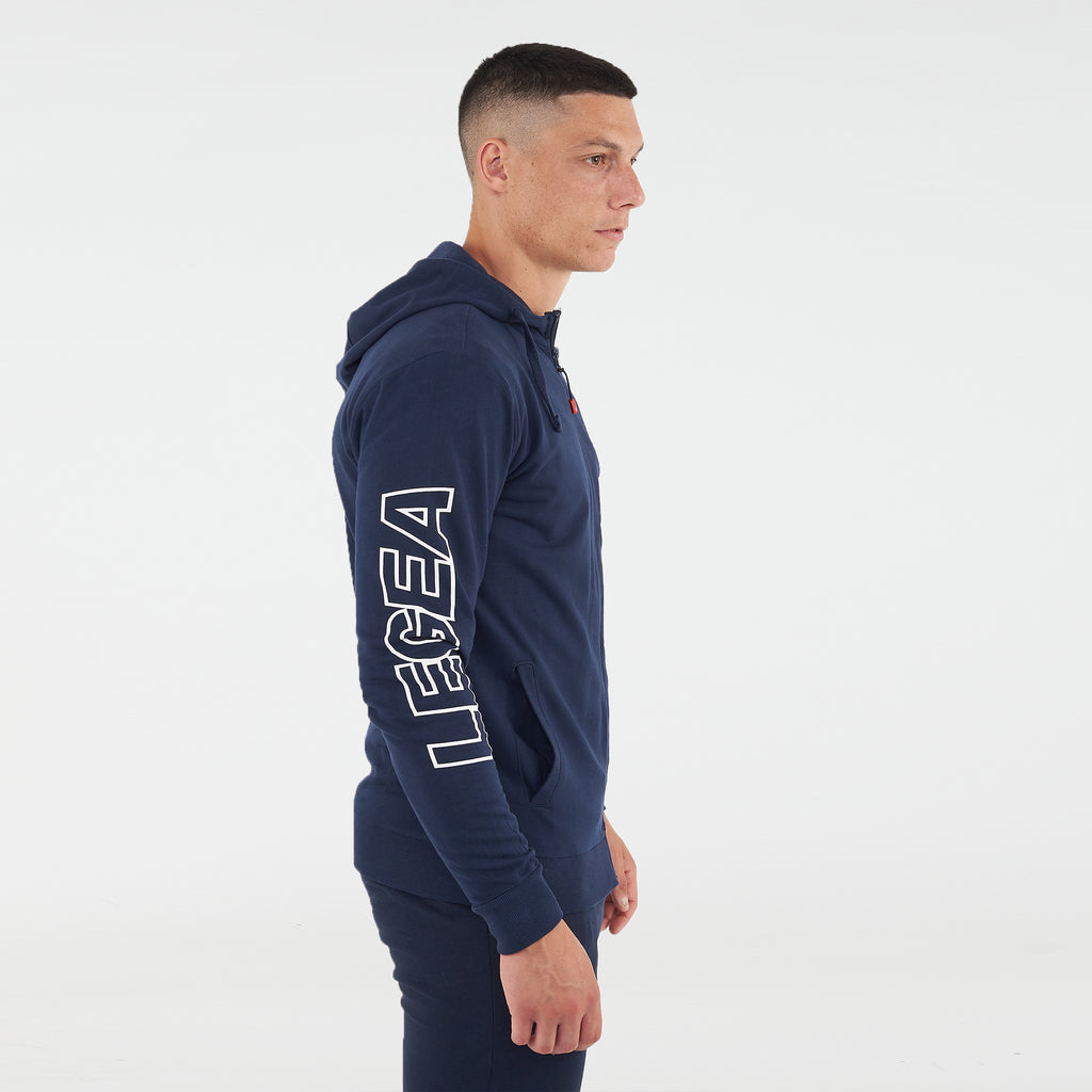 Giacca con cappuccio e zip Bulino