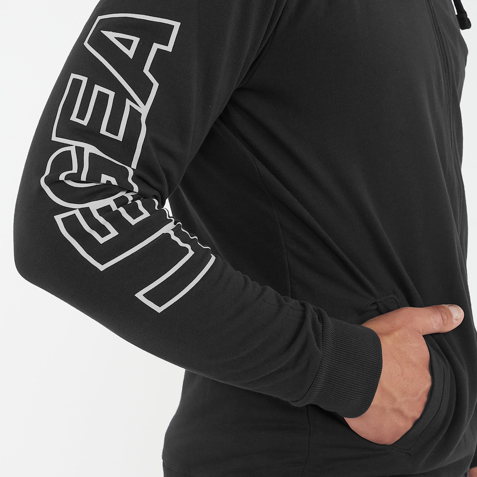 Giacca con cappuccio e zip Bulino