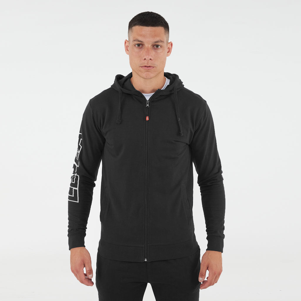 Chaqueta con capucha y cremallera Bulino