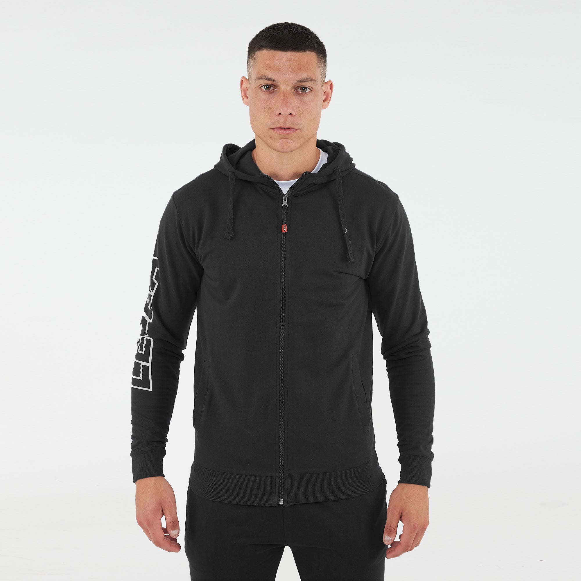 Giacca con cappuccio e zip Bulino