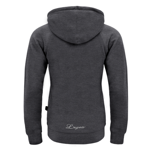 Felpa con zip e cappuccio Adara - Grigio Melange - S
