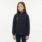 Felpa con zip in cotone Karida