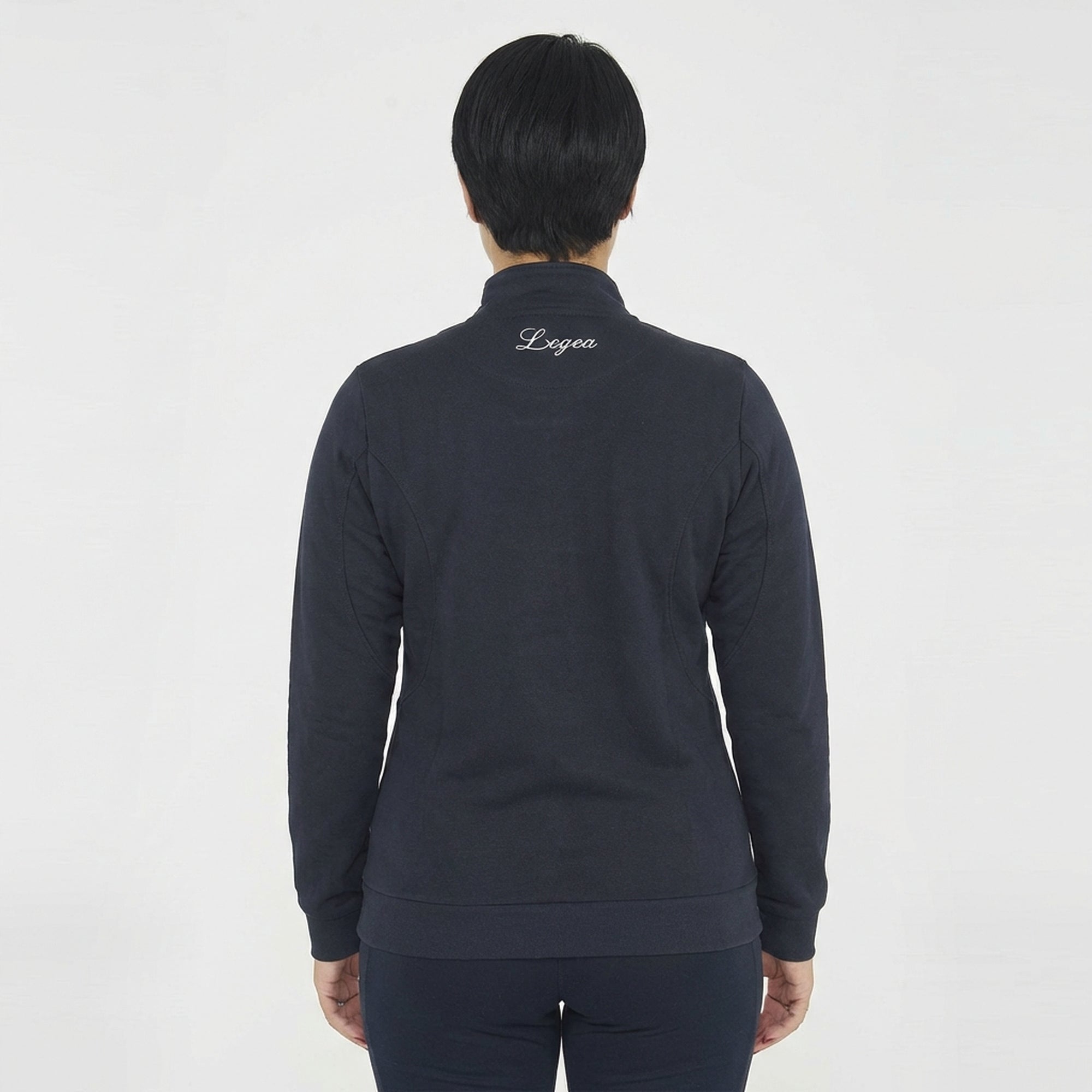 Sudadera con cremallera de algodón Karida - oversize