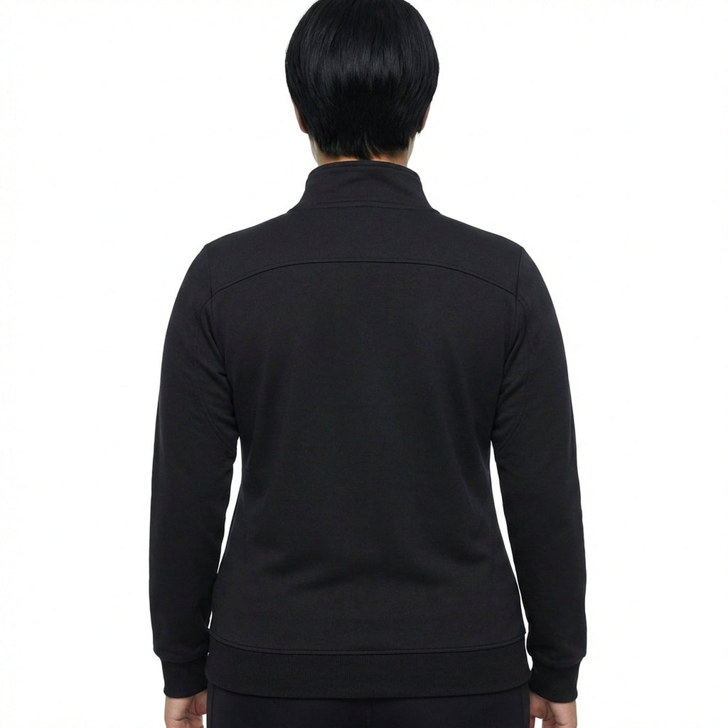 Sudadera de algodón con cremallera Karida - Oversize