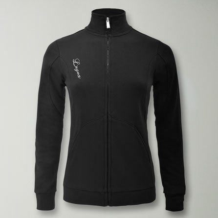 Felpa con zip in cotone Karida