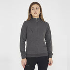 Felpa con zip in cotone Karida