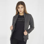 Felpa con zip in cotone Karida