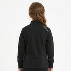 Felpa slim in cotone con zip Dafne