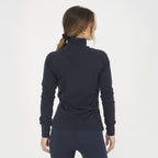 Sudadera Dafne de algodón slim fit con cremallera