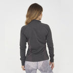 Sweat slim en coton avec zip Dafne