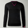 Felpa Nebi - Nero | Fucsia - S