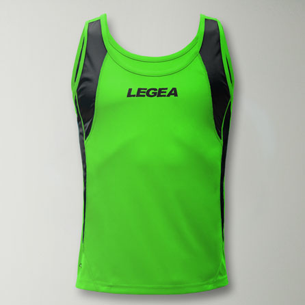 Canotta running traspirante 100% poliestere