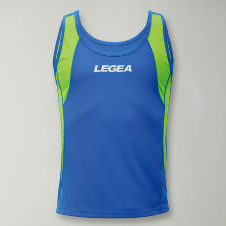 Canotta running traspirante 100% poliestere