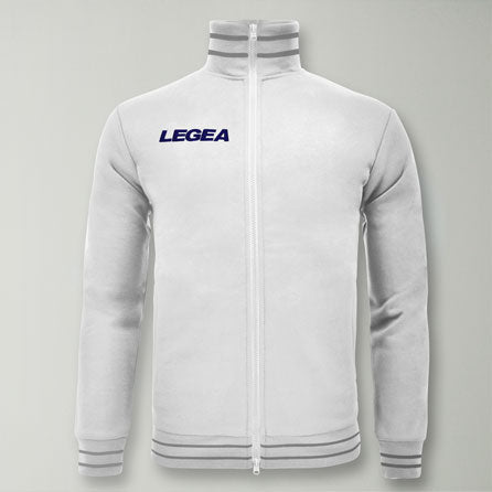 Felpa in poliestere con zip Piazza