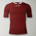 Maglia da calcio a maniche corte Dusseldorf - Granata | Bianco - L