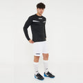 Maglia da calcio a maniche lunghe Vienna - Nero | Bianco - M
