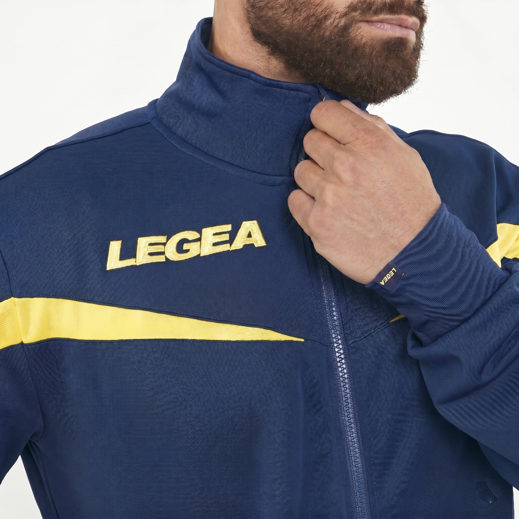 Giacca sportiva in piquet con zip Salvador