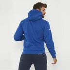 Sudadera con capucha y cremallera dividida