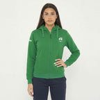 Felpa con cappuccio e zip verde - Volley Team San Giacomo