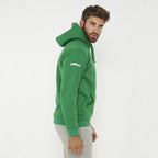 Sudadera con capucha y cremallera dividida