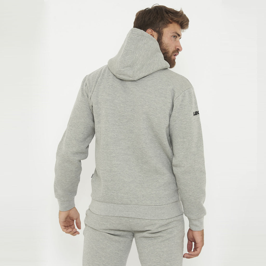 felpa con cappuccio senza zip spalato