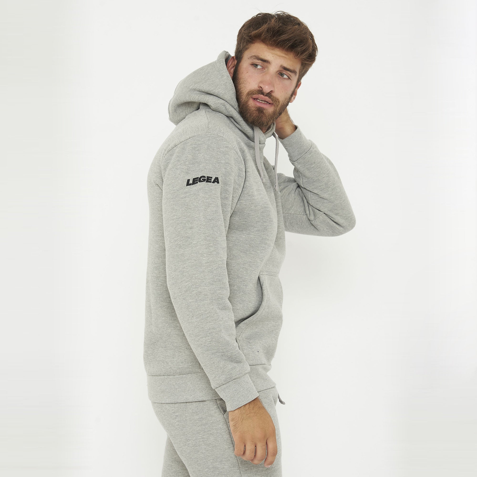 Sudadera con capucha dividida - Oversize